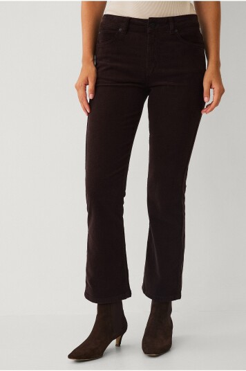 IVY Copenhagen Manchester bukser Ivy johanna Kick Flare Baby Cord Brun