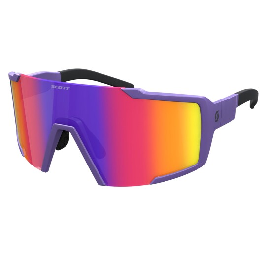 SCOTT Shield Sykkelbriller Lilla/Teal Chrome SCOTT Shield Sykkelbriller Lilla/Teal Chrome
