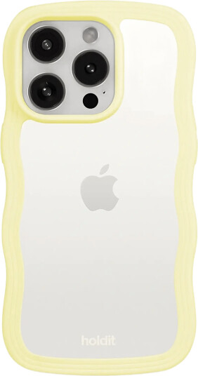Holdit | Wavy Case Iphone Lemonade/Transparent | IPHONE 15PRO MAX