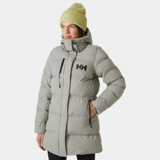 Helly Hansen Dame Adore Lettvekt Oppblåst Parka Grå 2xl