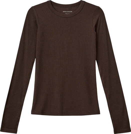 Sofie Schnoor Young Petriciasy T Shirt Brown 152