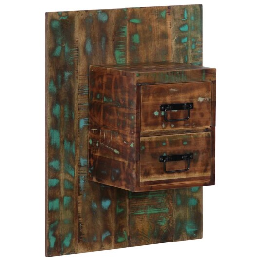  Nattbord flerfarget 60x32x80 cm gjenvunnet heltre 8721158413123
