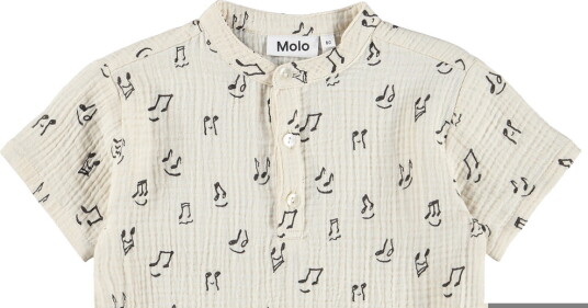 Molo Skjorte Muslin Evero Happy Notater Molo 1½ år 86 Skjorte K/E Hvit Molo Skjorte Muslin Evero Happy Notater Molo 1½ år 86 Skjorte K/E Hvit
