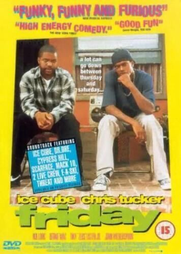 Friday DVD 2000 Ice Cube Gray DIR Cert 15 Pre-Owned Region 2