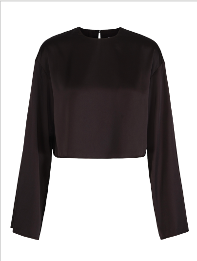 Kayani Dina Satin Turnt Blouse