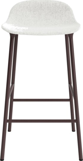 Normann Copenhagen Form Barkrakk 65 cm Polstret Gruppe 5 Lysegrå/Stål