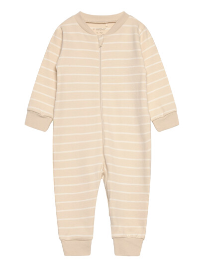 Fixoni Nightsuit W.zipper Beige 68 Fixoni Nightsuit W.zipper Beige 68