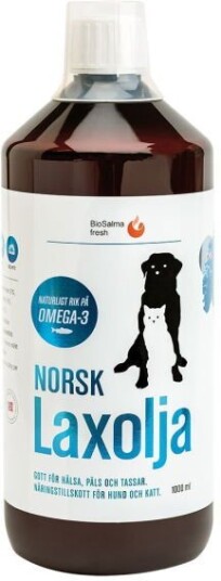 BioSalma Norsk Lakseolje (1000 ml)