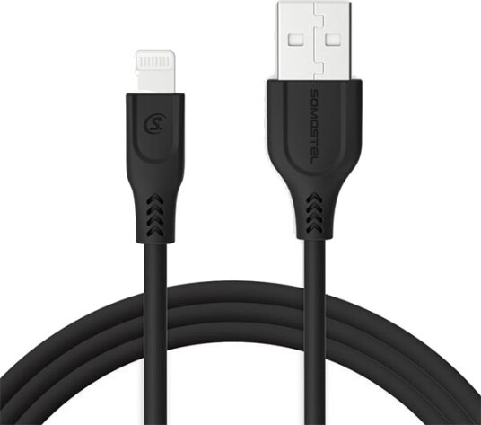 Usb-A Til Lightning-Kabel Somostel 3 M, Svart (Sms-Bt03 Usb-Lightning)