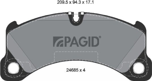 PAGID T1941N Bremseklosser