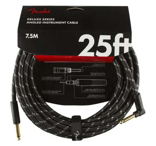 Fender Del. Cable Angle Plug 7,5m TB Fender Del. Cable Angle Plug 7,5m TB