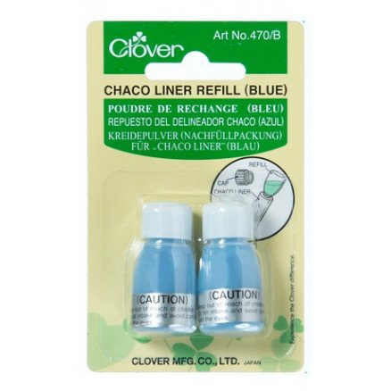 Clover Skredderkritt Liner Refill Blå 2 stk