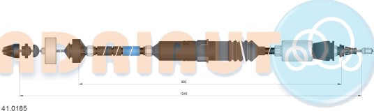 ADRIAUTO 41.0185 Clutchkabel