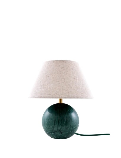 Castello 24 Bordlampe Mørkegrønn/ Beige