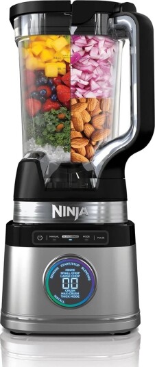 Ninja Pro blender TB201 1,9L 1200W med isknusing og pulsfunksjon - Sølv/Svart Ninja Pro blender TB201 1,9L 1200W med isknusing og pulsfunksjon - Sølv/Svart