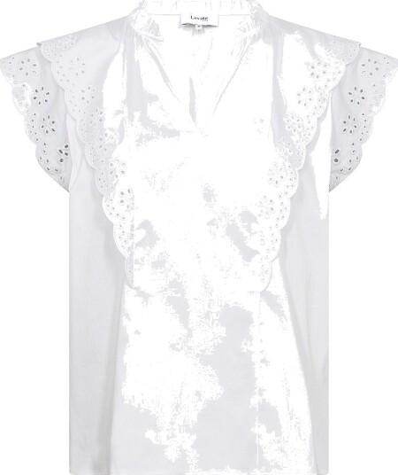 Levete Room   Bluse lrIsla Solid 140   Hvit