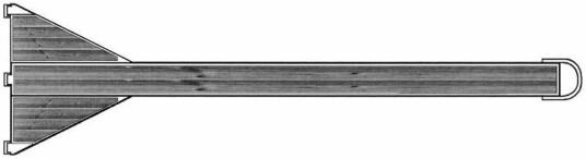 Båtbom SF 6m   Dobbeltbom   Gangbar
