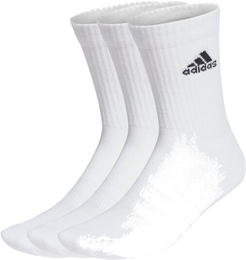 Adidas Cushioned Crew Sokker 3pk White/Black 40 42 Adidas Cushioned Crew Sokker 3pk White/Black 40 42