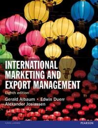International Marketing And Export Management Av Gerald Albaum, Alexander Josiassen, Edwin Duerr