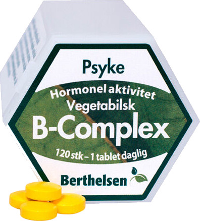 Berthelsen Vegetabilsk B-Complex 120 Tabletter