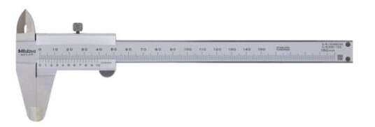Mitutoyo Nonieskjutmått 530-102 0-150mm, 0,05mm, Rund Sticka