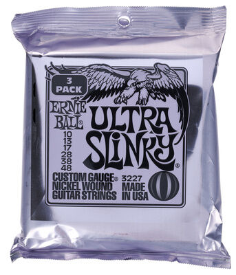 Ernie Ball Ultra Slinky 3-Pack 3227