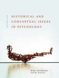Historical And Conceptual Issues In Psychology Av Marc Brysbaert, Kathy Rastle