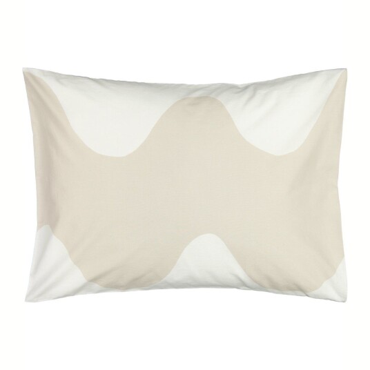 Marimekko Lokki putetrekk 50x60 cm Beige-hvit