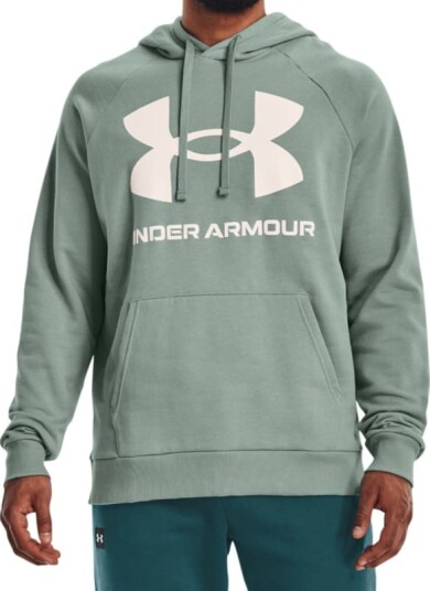 Under Armour Men's UA Rival Fleece Big Logo Hoodie Grønn S Man