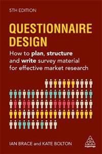 Questionnaire Design Av Kate Bolton, Ian Brace