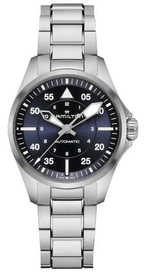 Hamilton Khaki Aviation Pilot Auto H76215140 - Dame - 36 mm - Analog - Automatisk - Safirglass