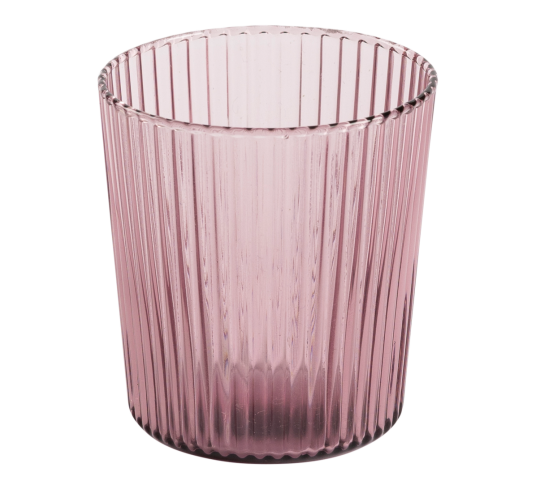Paveau Ribbed Elegance glass Broome 25 cl burgunder Paveau Ribbed Elegance glass Broome 25 cl burgunder