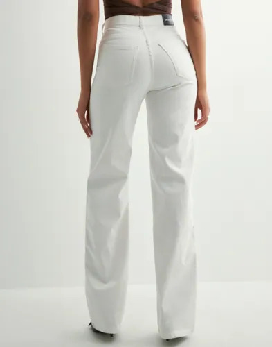 Dr Denim Hvit Moxy Straight