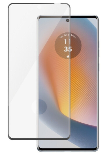 PanzerGlass Ultra Wide Fit Skjermbeskyttelse for Motorola Edge 50 Fusion - Svart Kant