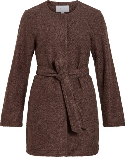 Vila Virazzi L/S Belt Coat/Tb/Rk Brown 38 Vila Virazzi L/S Belt Coat/Tb/Rk Brown 38