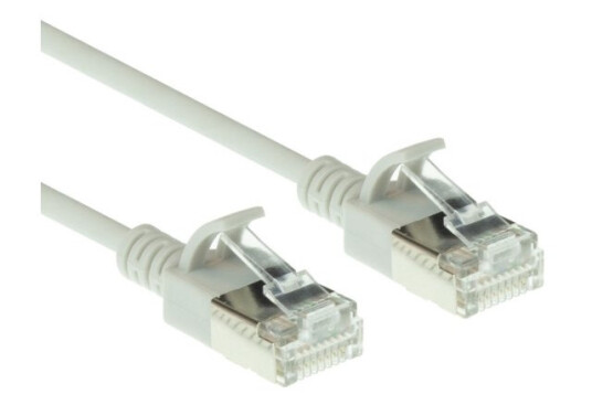 Act Grey 10 Meter Lszh U/Ftp Cat6a Datacenter Slimline Patch Cable Snagless With Rj45 Connectors (Dc7010)
