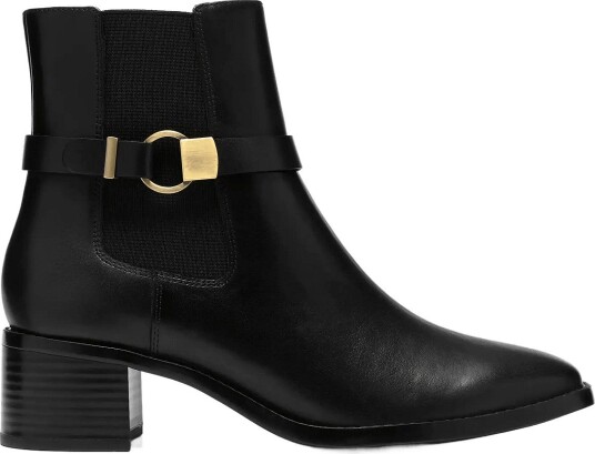 Clarks Wrenn Buckle D - BLACK LEATHER - 35.5