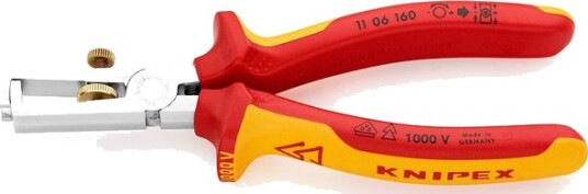 Knipex 11 06 160 SB Elektrikertang med Flerkomponentgrep