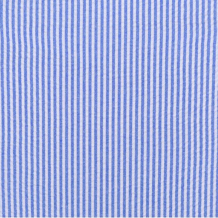 Balsløw Seersucker Krepp Stoff 145 cm 1101 Blå 50cm