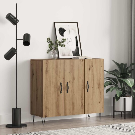 Serviesskap artisan eik 90 x 34 x 80 cm Konstruert tre Serviesskap artisan eik 90 x 34 x 80 cm Konstruert tre