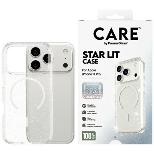 CARE by PanzerGlass Urban Explorer iPhone 17 Pro Deksel med MagSafe - Hvit Starlit