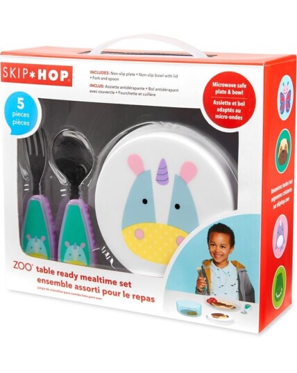 Skiphop SKIP HOP Spisesett Barn 5 deler Unicorn