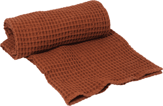 Ferm Living Organic håndkle 70x140 cm Brown Clay