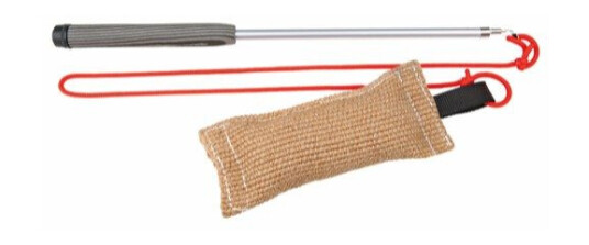 Trixie Jakt jute dummy teleskopstang