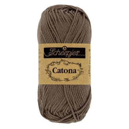 Scheepjes Catona Garn 507 Sjokolade - 25 g