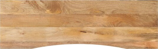  Skrivebordsplate med kurve 160x50x2,5 cm heltre grovt mangotre