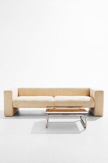 Jotex Sofa 3seter Polyester/Kryssfiner/Furu/Polyeterskum Beige kordfløyel Alan 1866439020