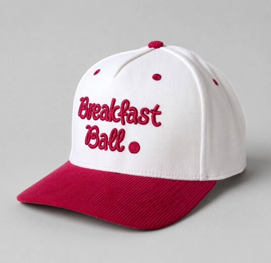 The Gimme Tour Cap Breakfast Ball Rød Hvit Capser Red/White The Gimme Tour Cap Breakfast Ball Rød Hvit Capser Red/White
