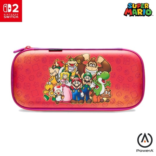 PowerA Slim Oppbevaringsetui Mario og Venner til Nintendo Switch 2