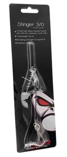 M-WAR Shallow Stinger Tackle 3/0